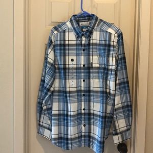 Plaid Columbia Button Down